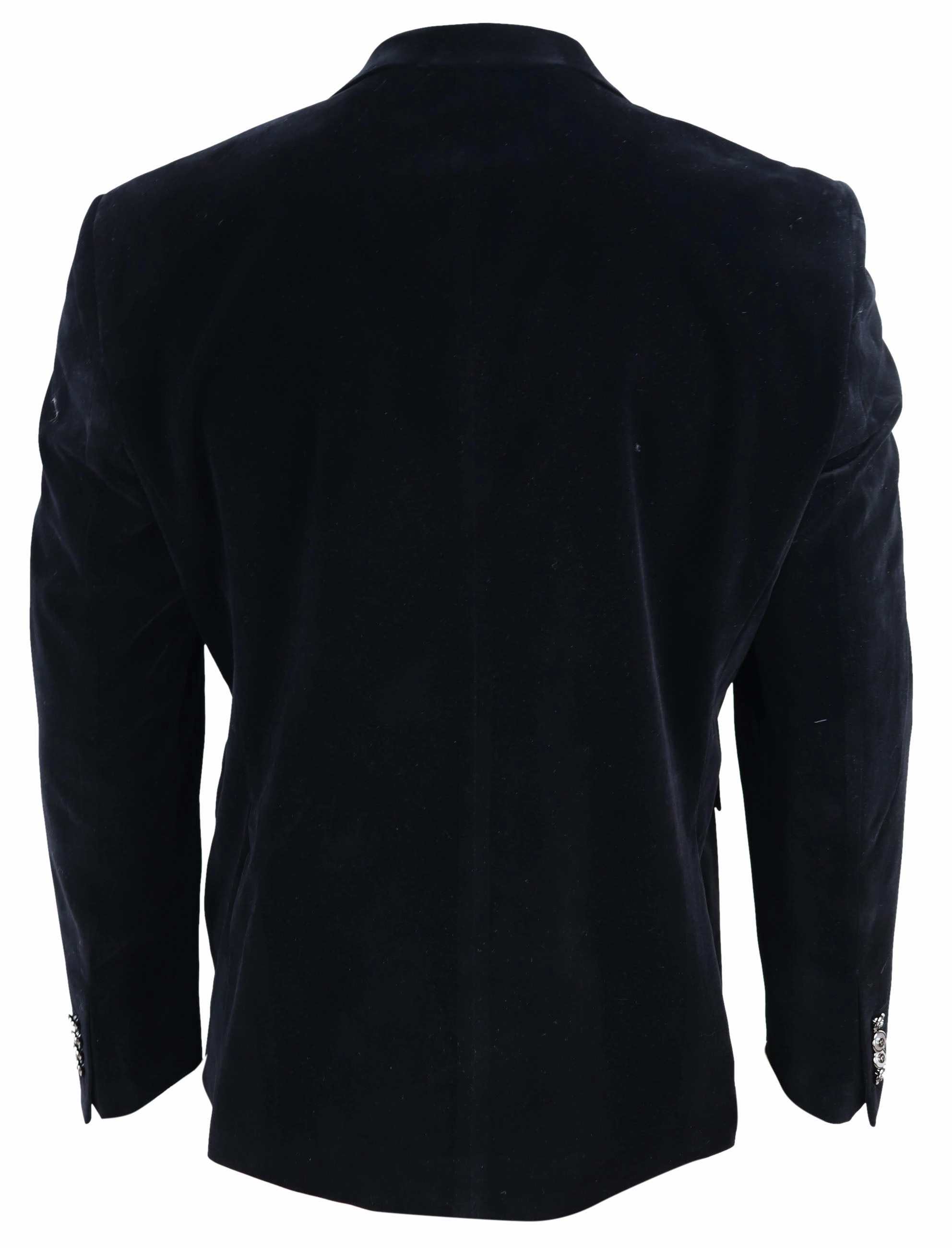 Velvet Blazer Jacket 2 Button Dinner Formal