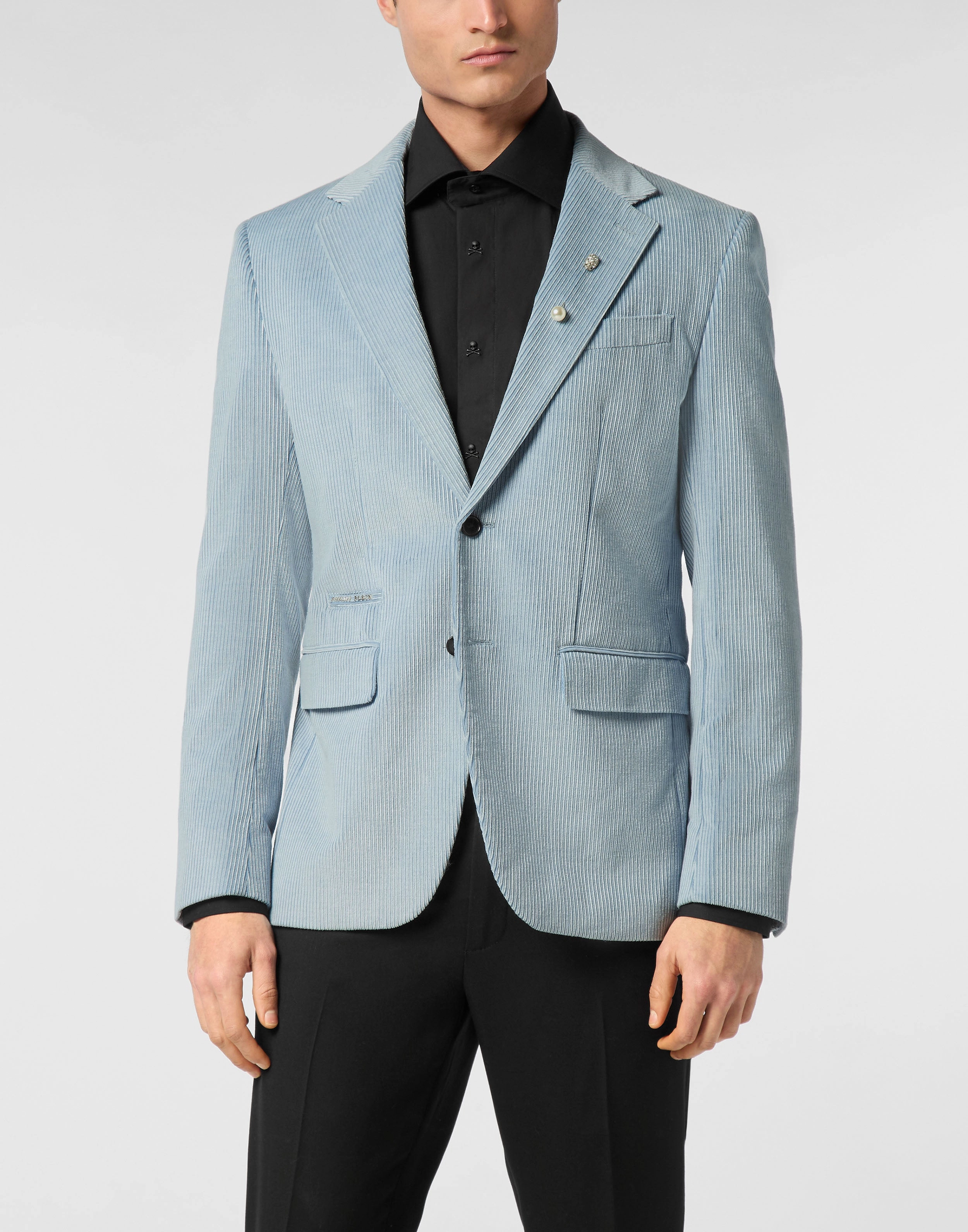 Velvet Gabardine Blazer Flicky Fit