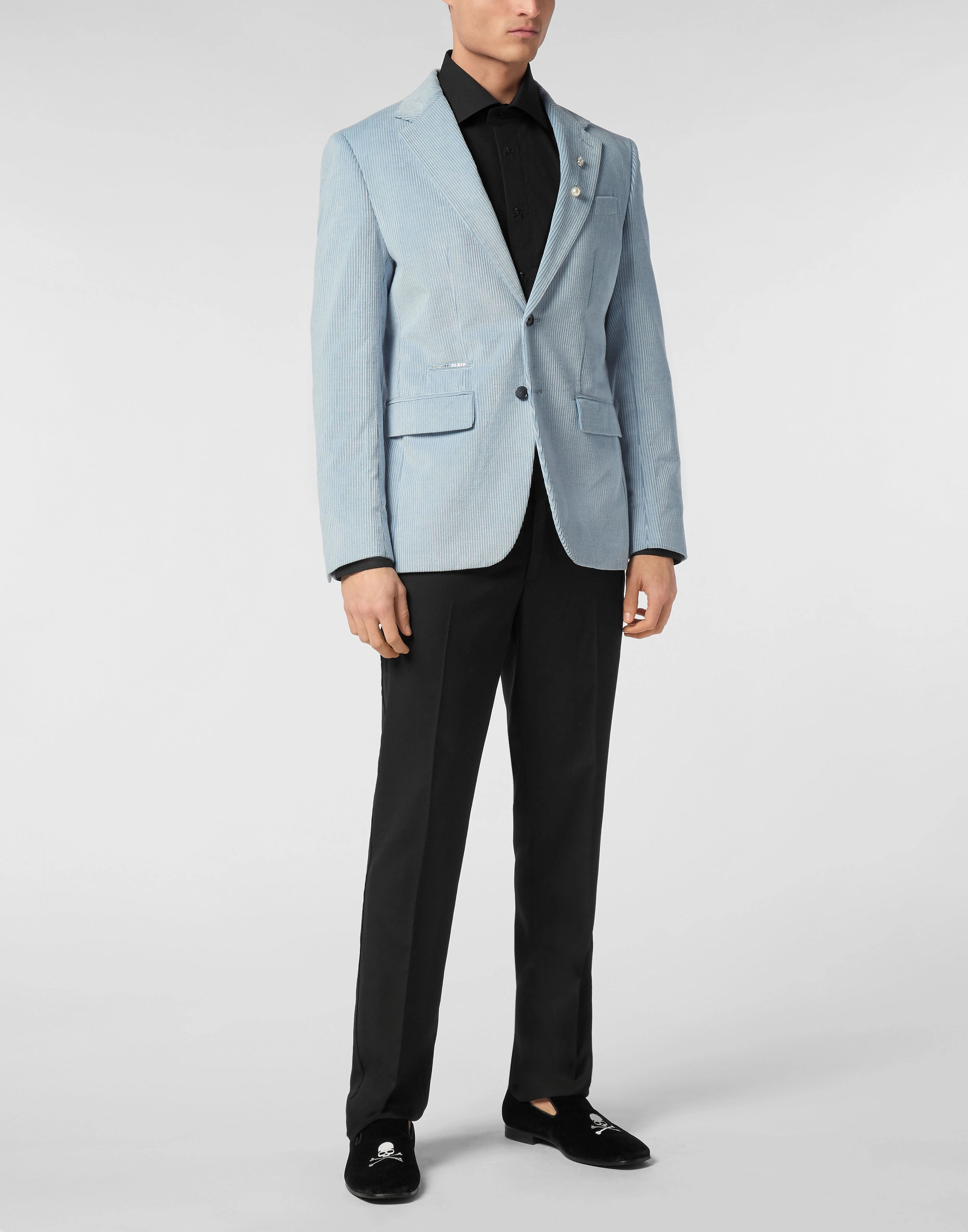Velvet Gabardine Blazer Flicky Fit