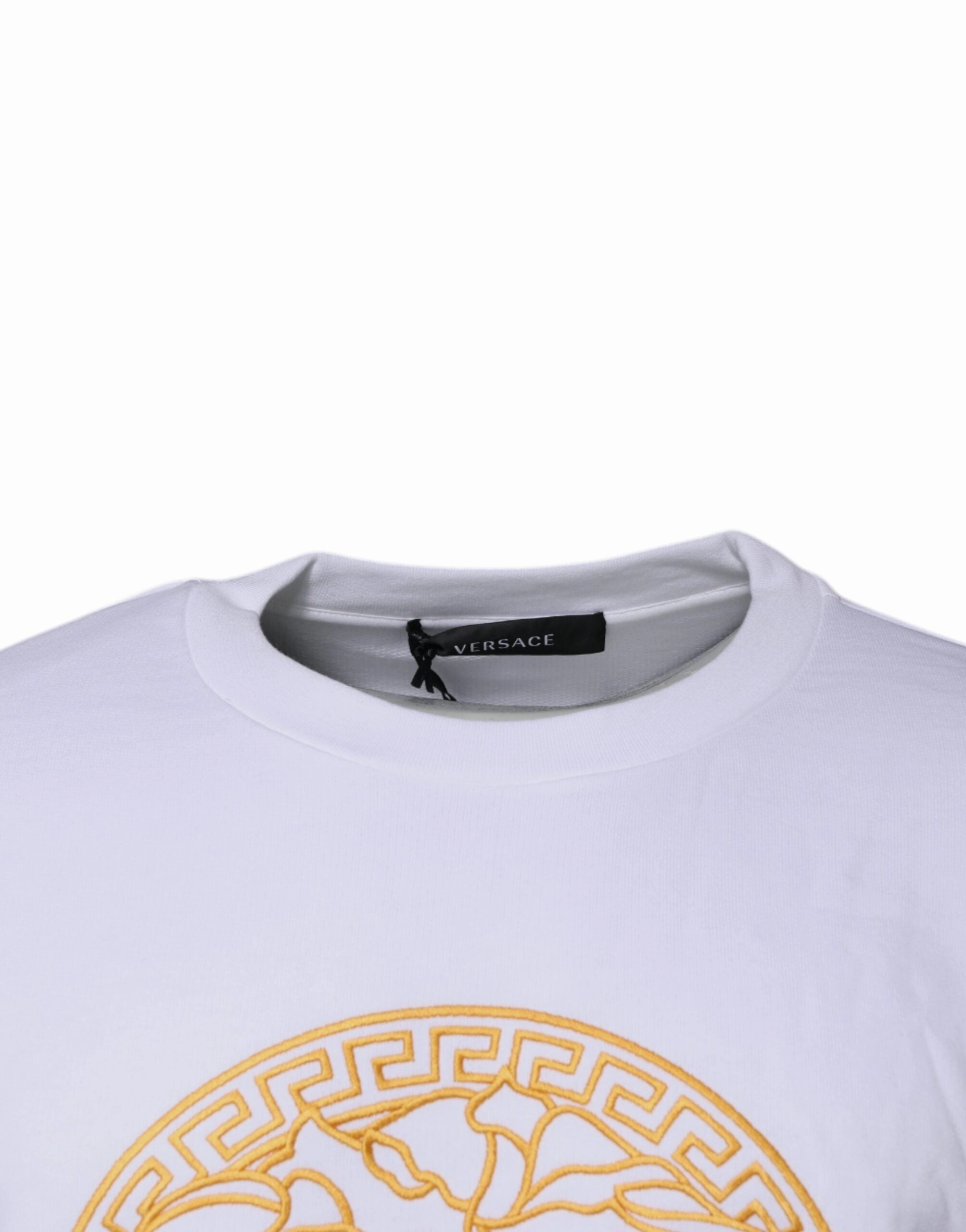 Versace Medusa Embroidery Crew Neck Pullover Men's Sweater