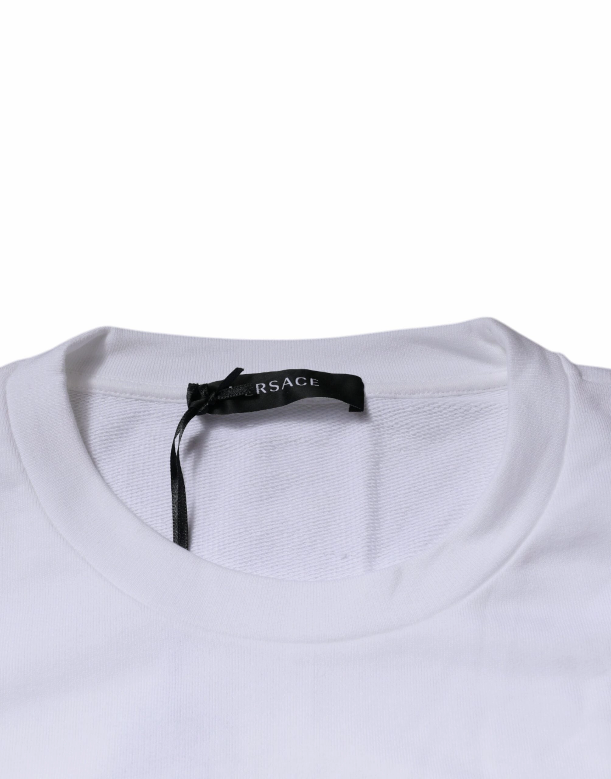 Versace Medusa Embroidery Crew Neck Pullover Men's Sweater