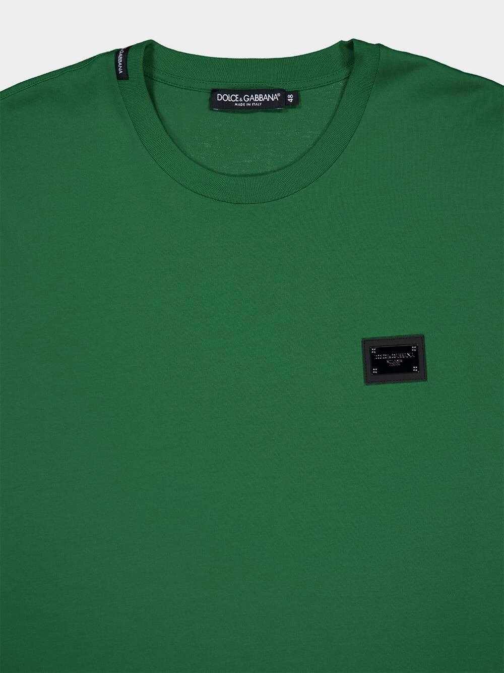 Vibrant Green T-Shirt With Branded Tag