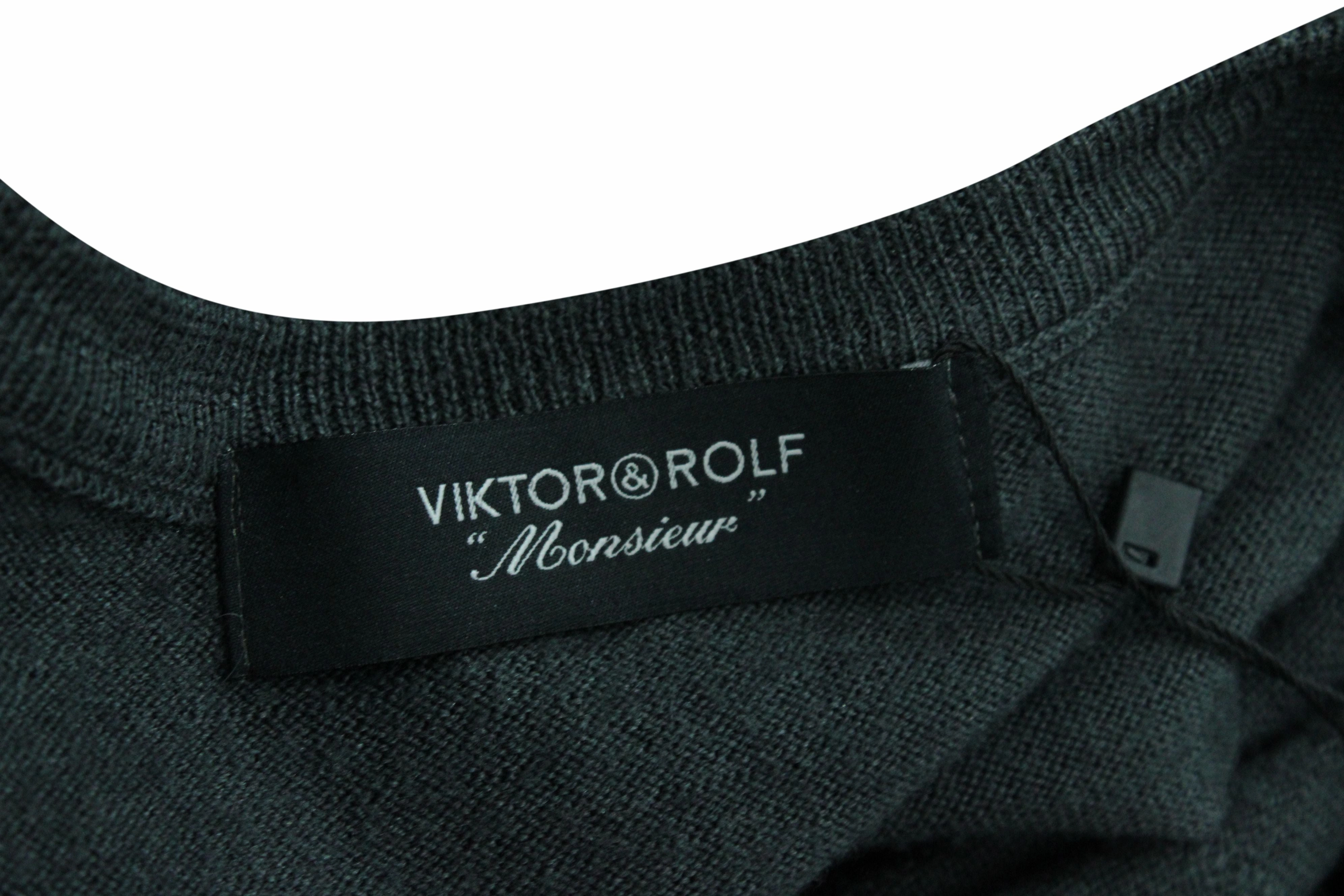 Viktor & Rolf Sweater in Grey Wool