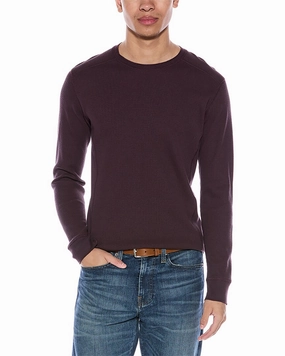 Vince Thermal Shirt chunky knit discount