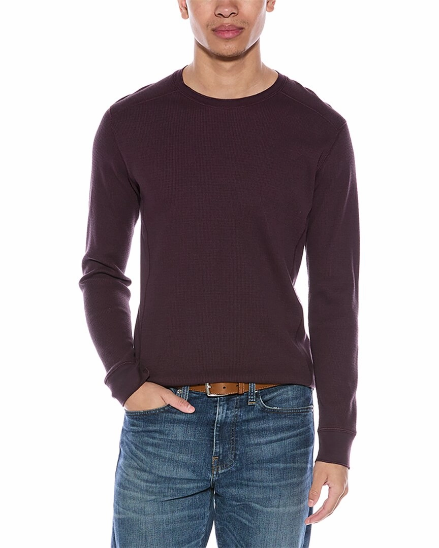 Vince Thermal Shirt chunky knit discount