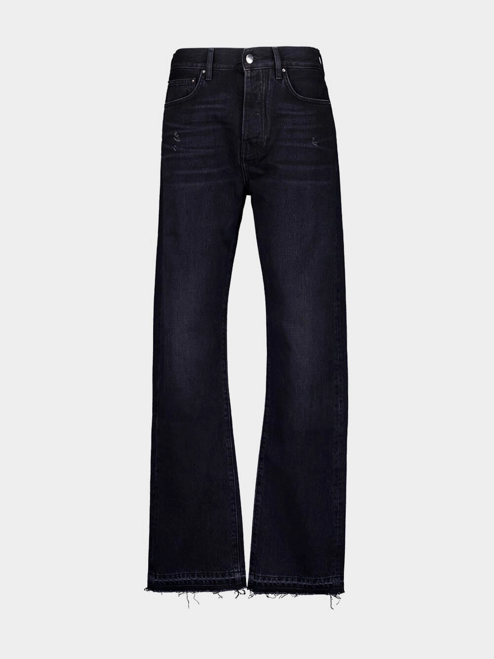 Vintage Black Straight Fit Jeans Bottoms Mens - cheap mens shorts online