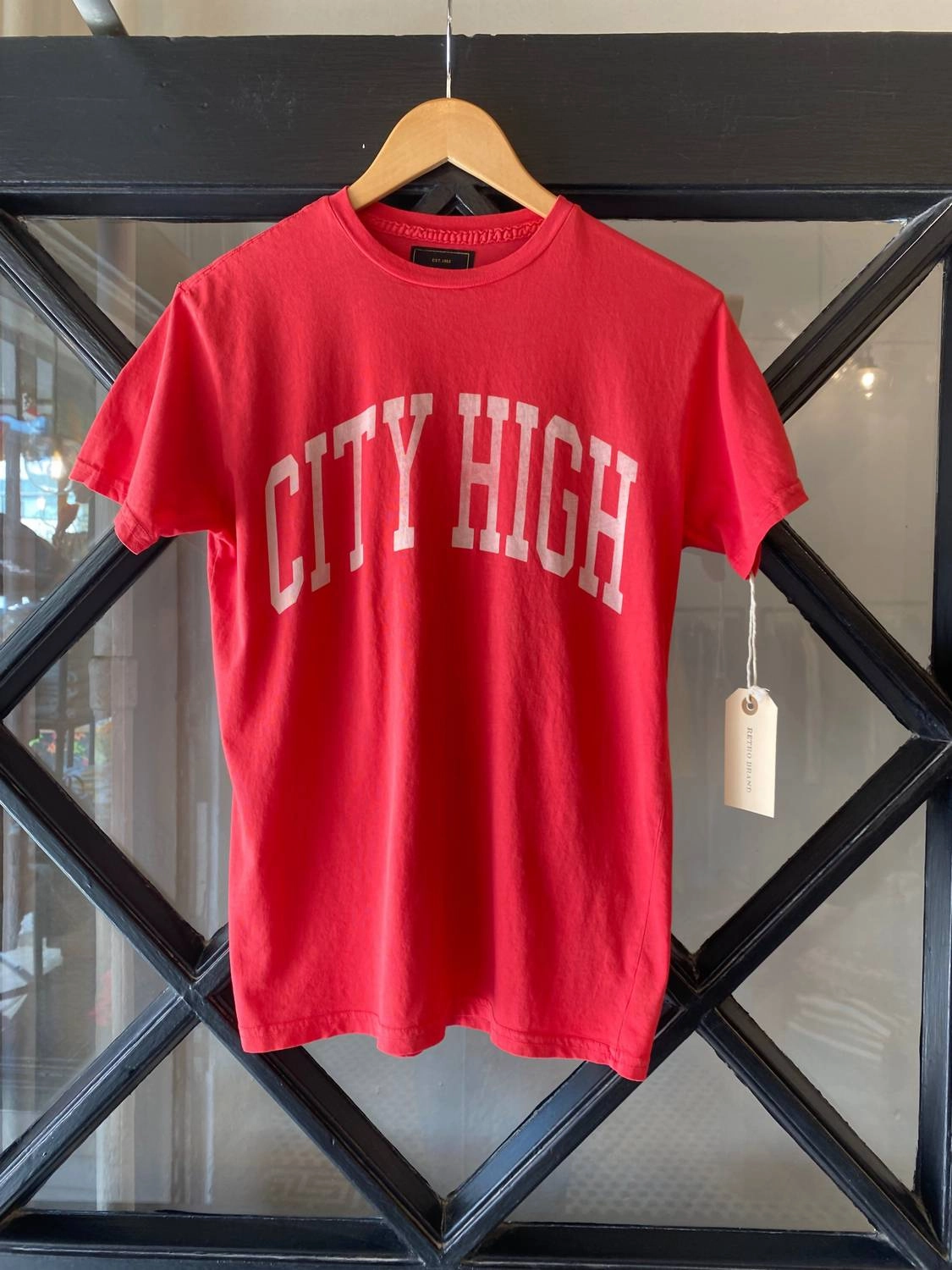 Vintage City High Tee Shirt In Vintage Red