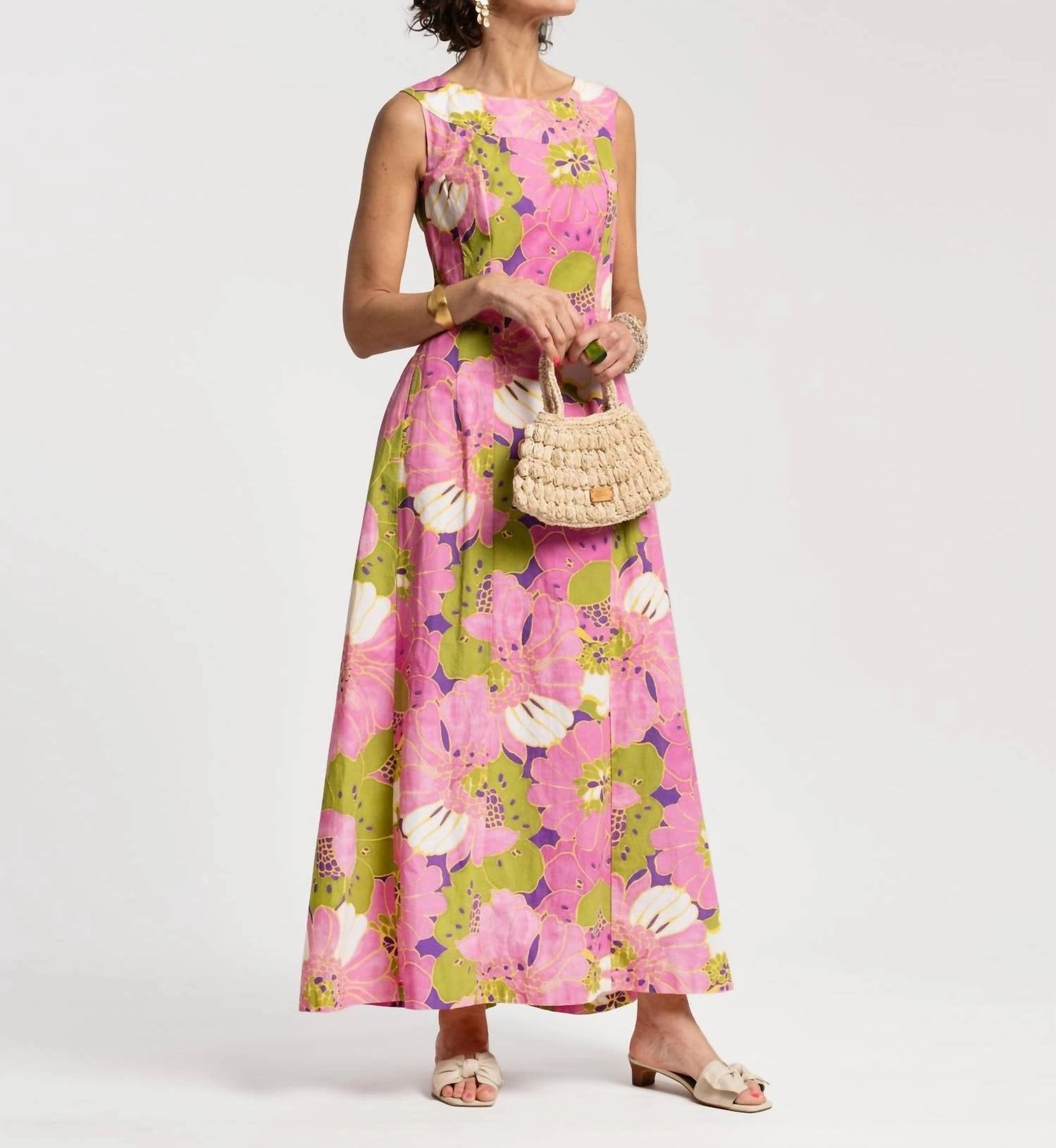 Waikiki Dress In African Daisy Print