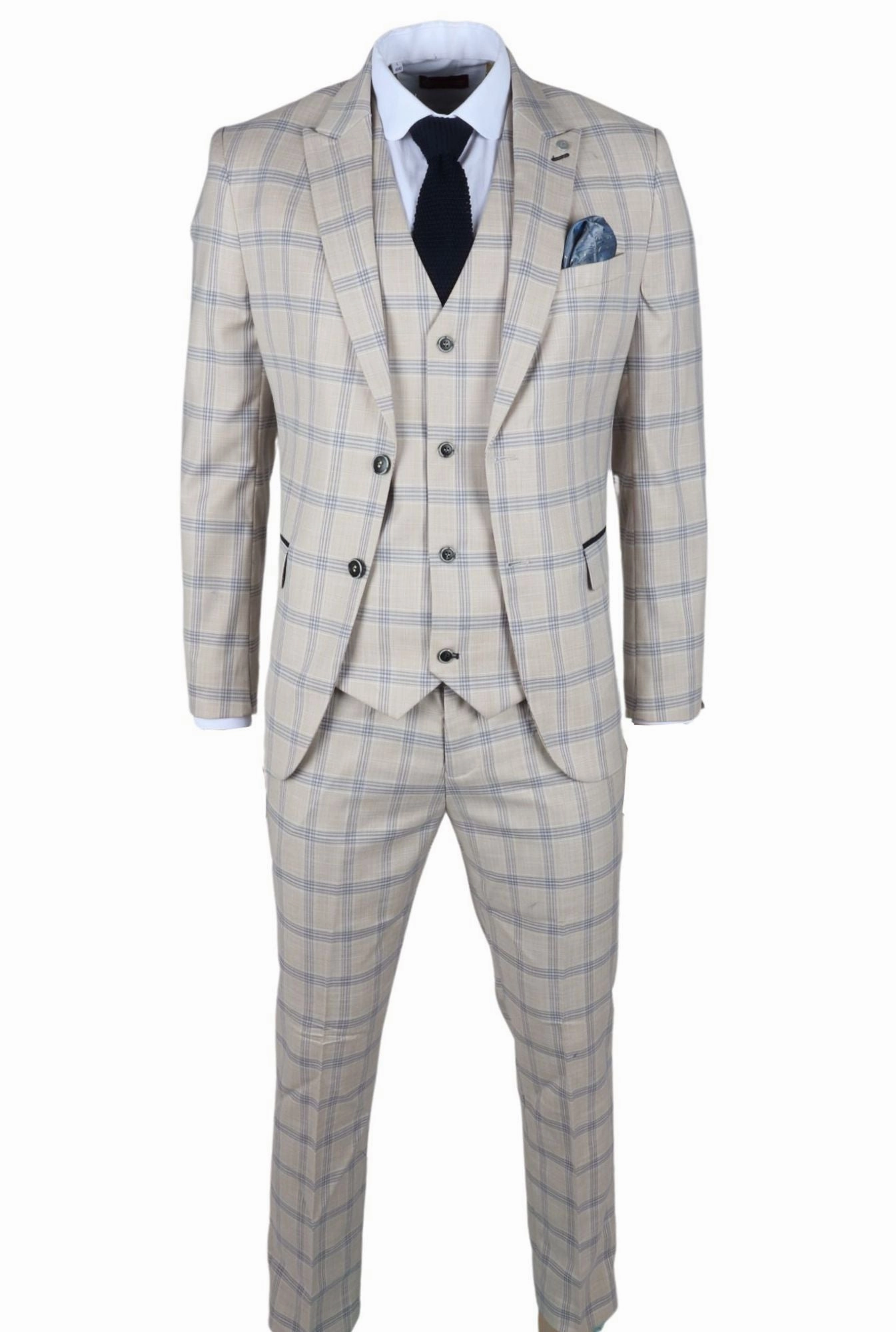 Warwick - 3 Piece Checked Suit