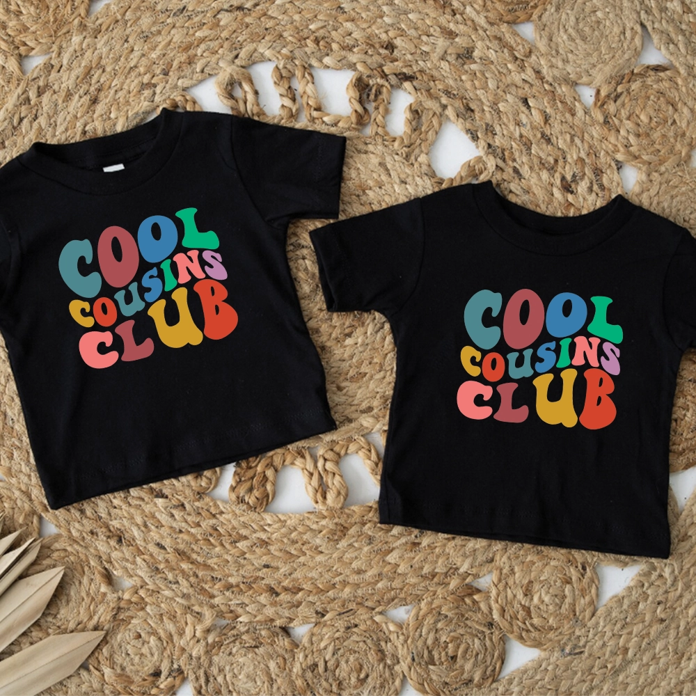We're A Match- Cool Cousin Club Matching T-Shirts