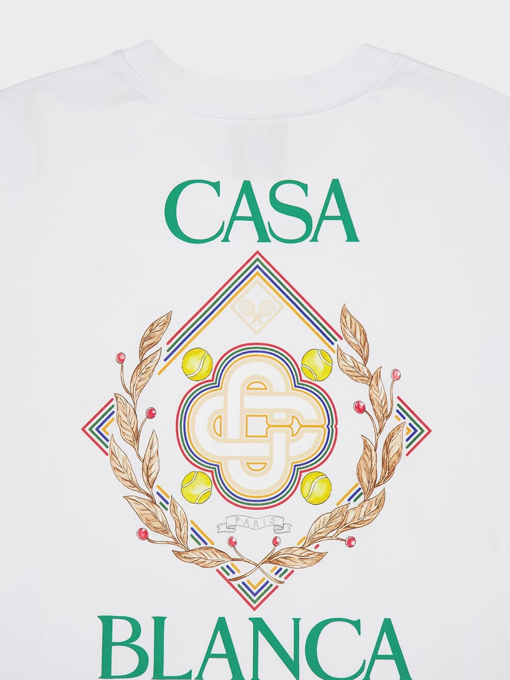 White Championship Diamond Print T-Shirt