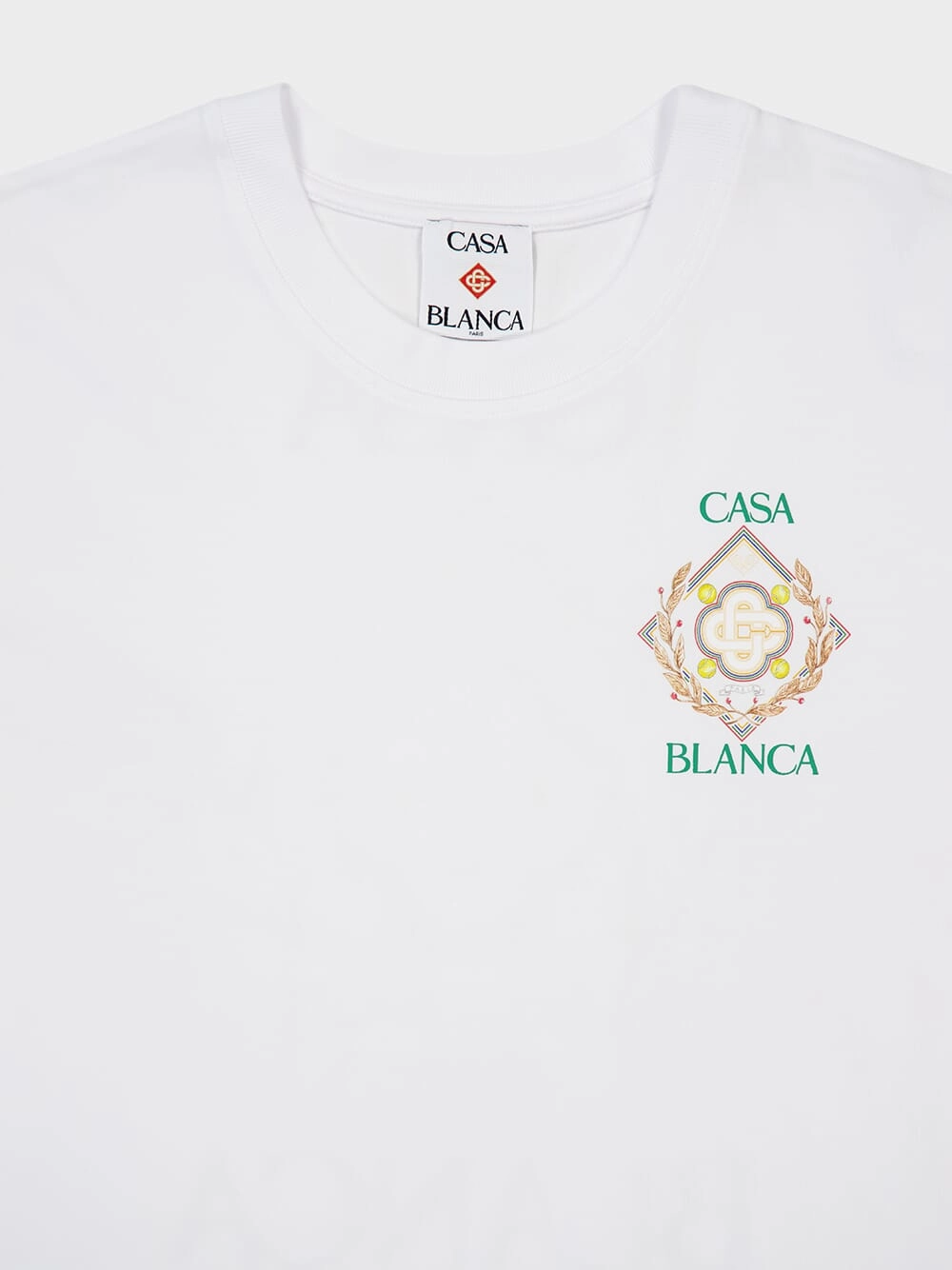White Championship Diamond Print T-Shirt