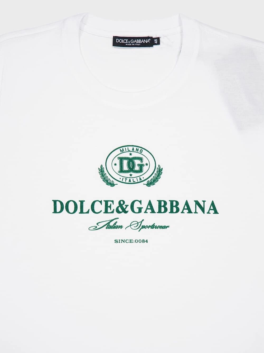 White Cotton Logo T-Shirt