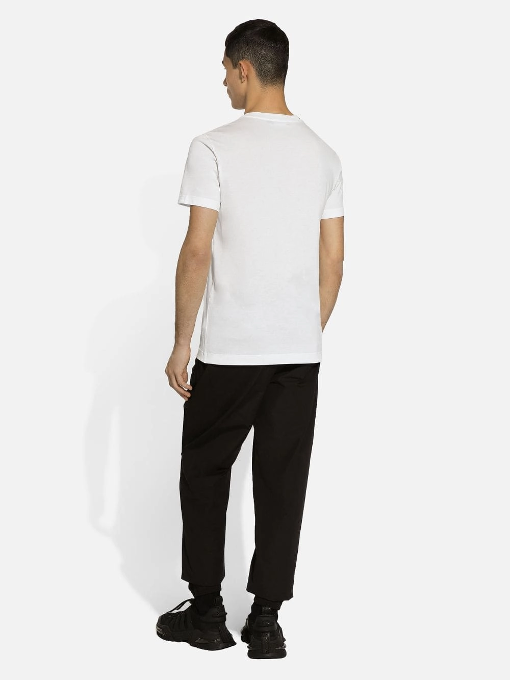 White Cotton Logo T-Shirt