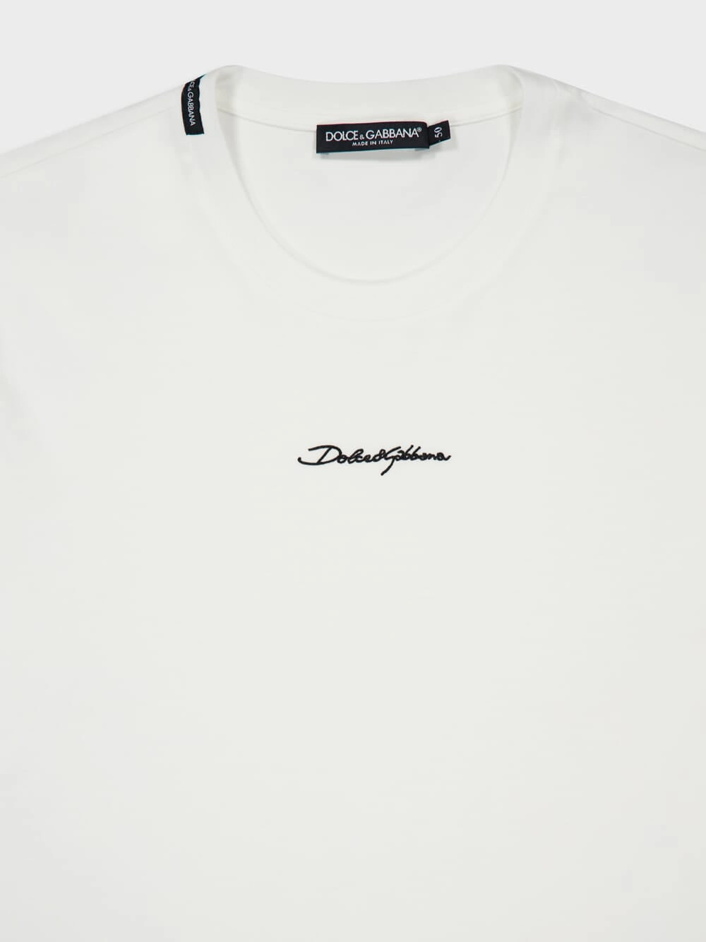 White Cotton Logo T-Shirt