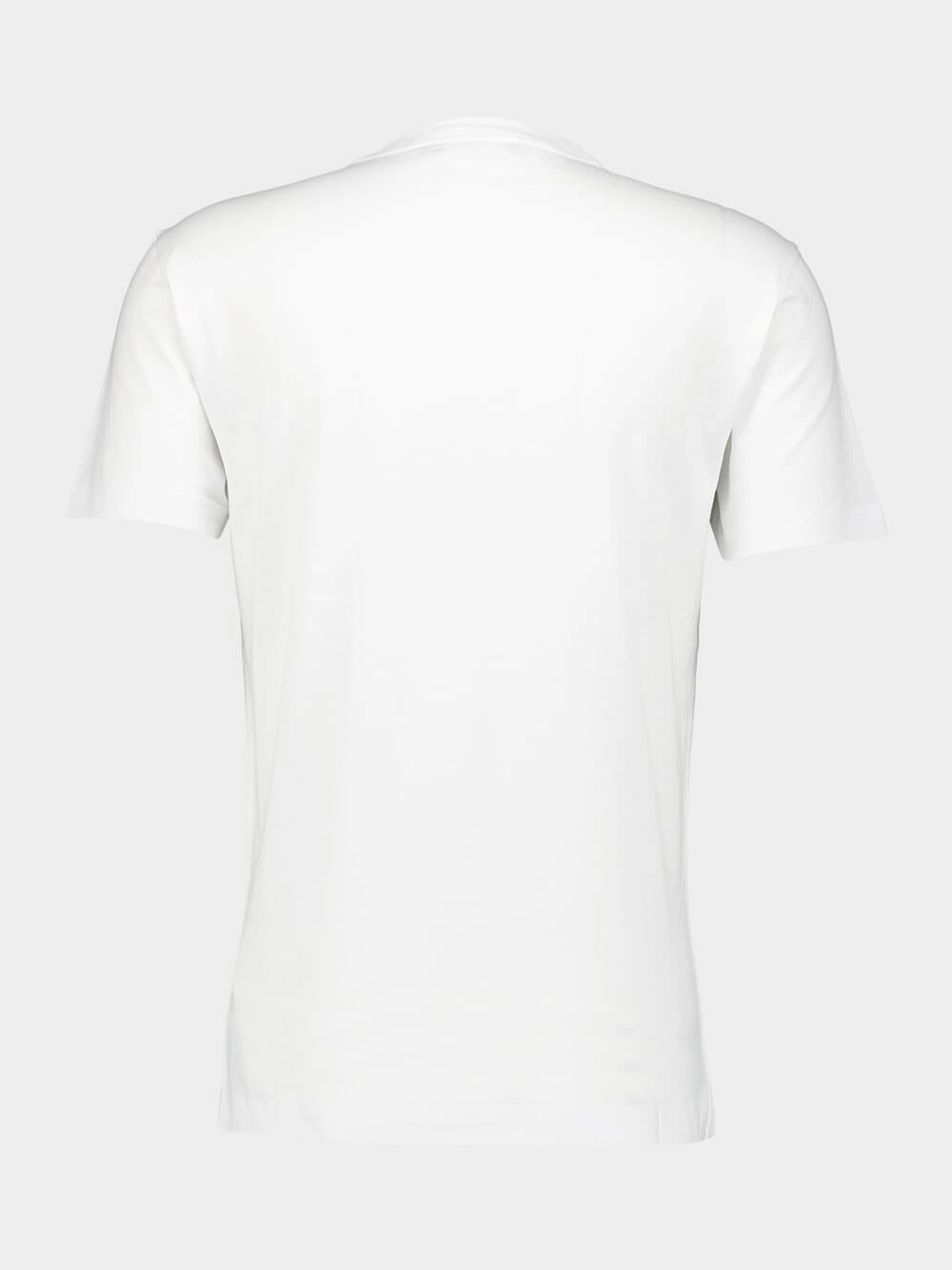 White Cotton Logo T-Shirt