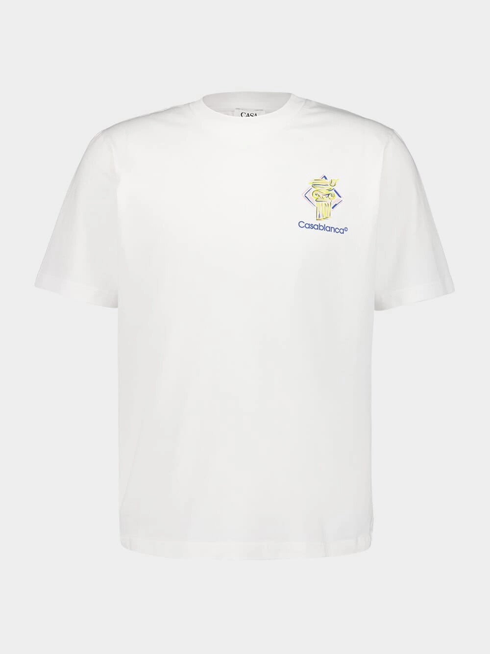 White Diamond Column T-Shirt Tops Mens - flannel shirts