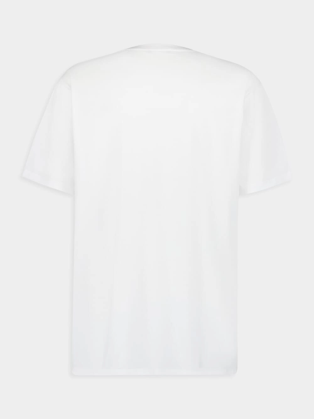 White Kiss Print T-Shirt