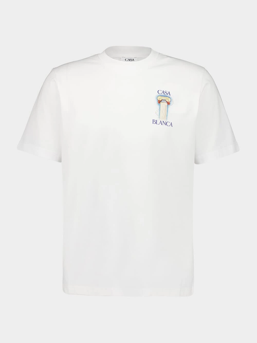 White La Colonne T-Shirt Tops Mens - flannel shirts
