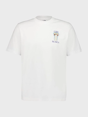 White La Colonne T-Shirt Tops Mens - flannel shirts