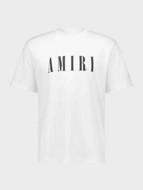 White Logo T-Shirt Tops Mens - flannel shirts