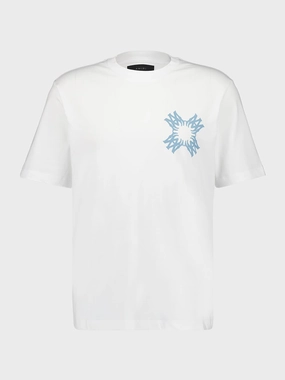 White MA Quad T-Shirt Tops Mens - flannel shirts