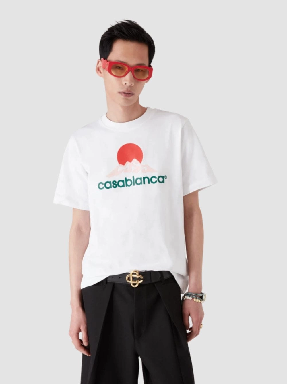 White Montagne Logo T-Shirt