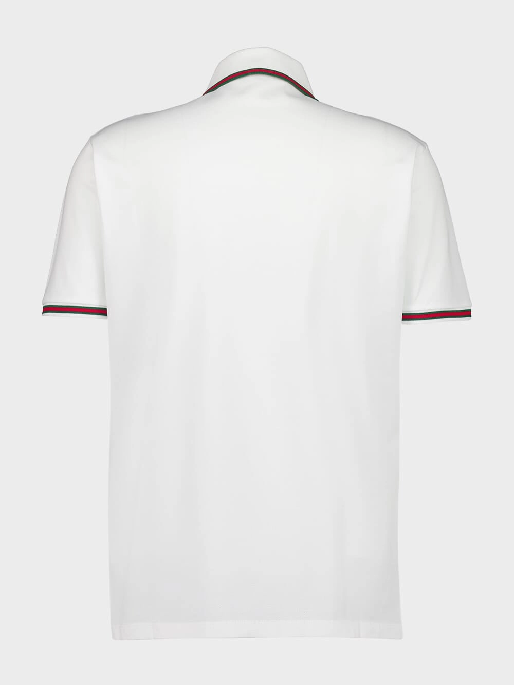 White Polo Stretch Piquet Cotton