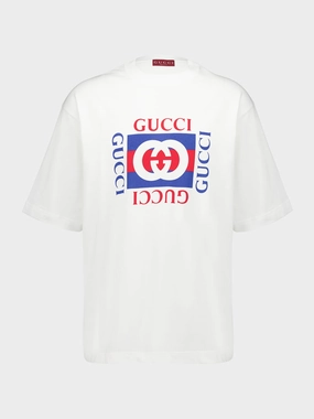 White Printed Cotton Jersey T-shirt Tops Mens - flannel shirts