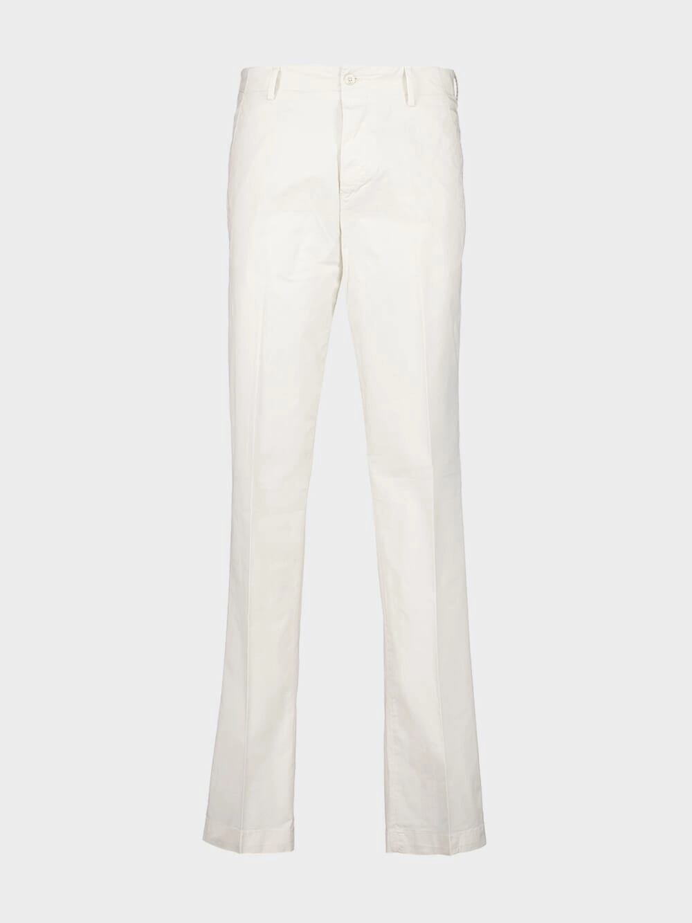 White Regular Fit Cotton Trousers Bottoms Mens - cheap mens shorts online