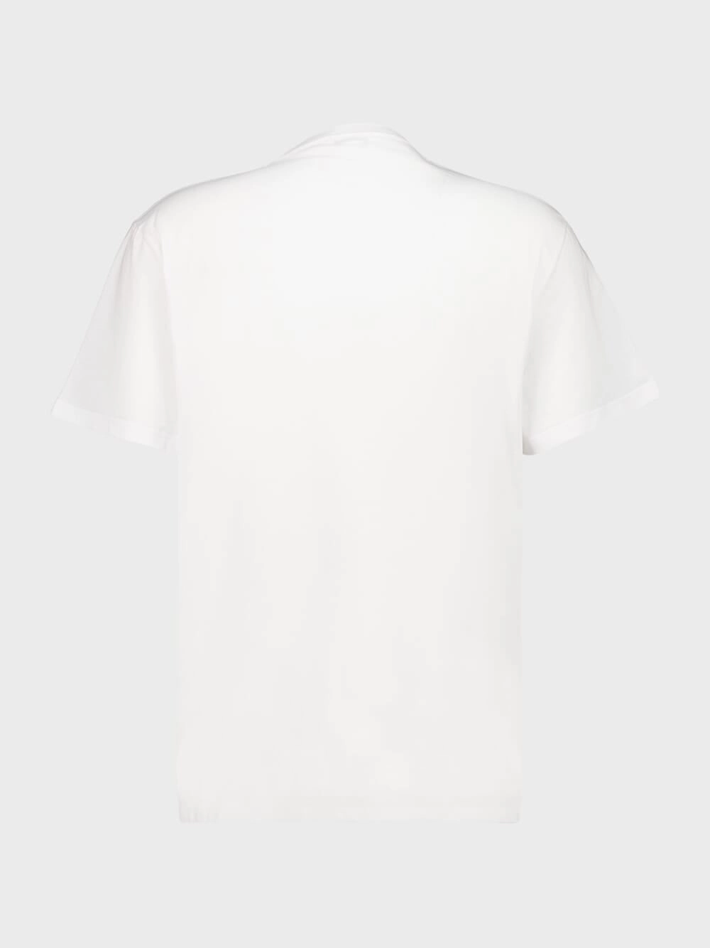 White Ship Tattoo Print T-Shirt