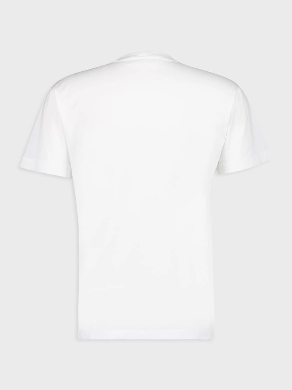 White Slim Fit Cotton T-Shirt