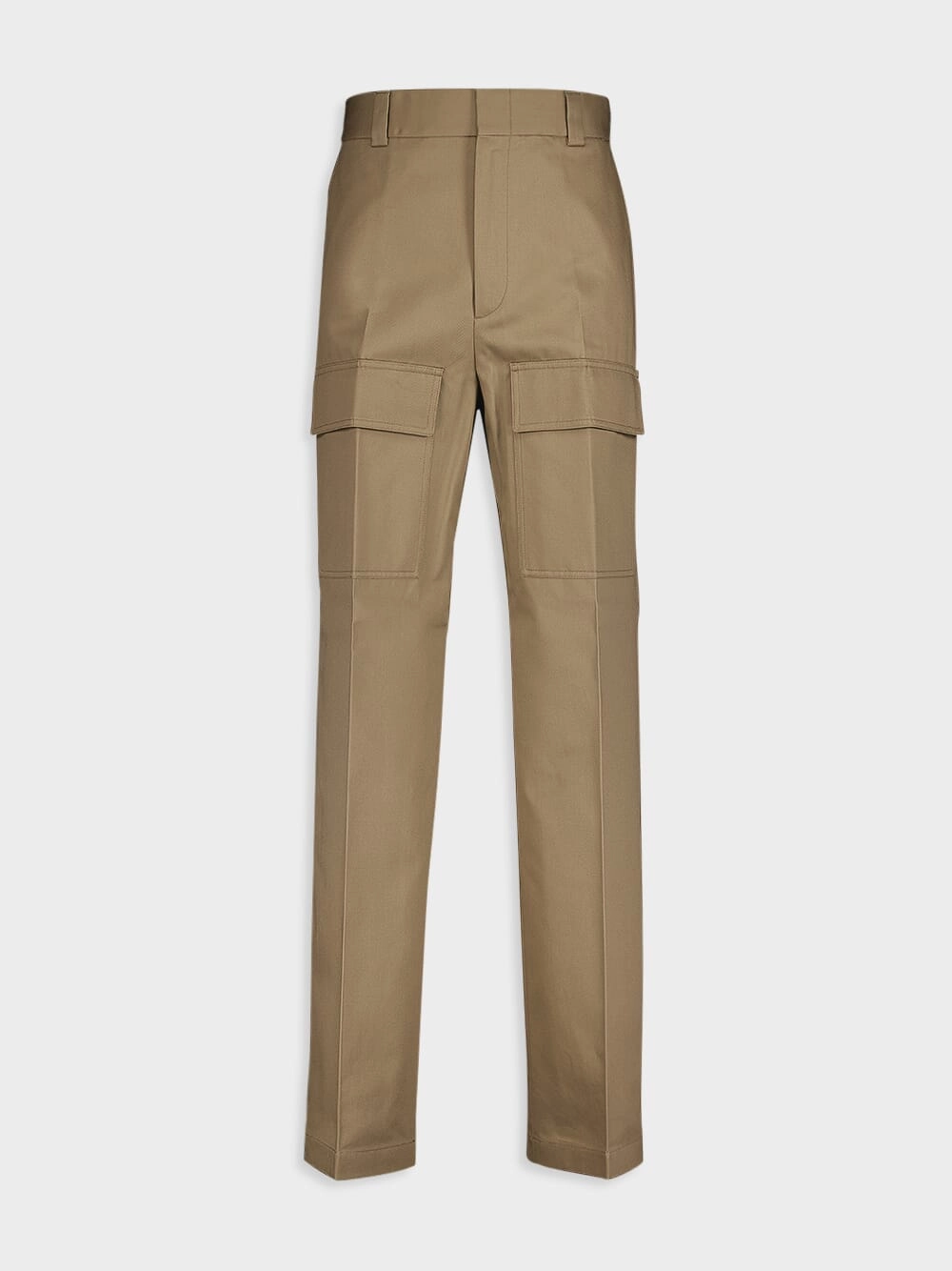 Wide-Leg Cotton Cargo Trousers Bottoms Mens - cheap mens shorts online