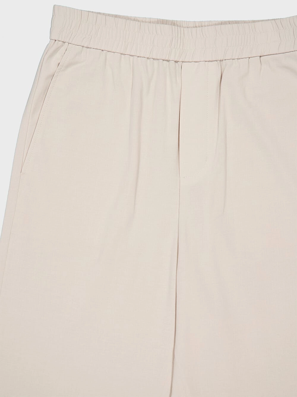 Wide Leg Crepe Trousers