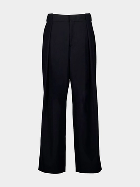 Wide-Leg Wool Trousers Bottoms Mens - cheap mens shorts online