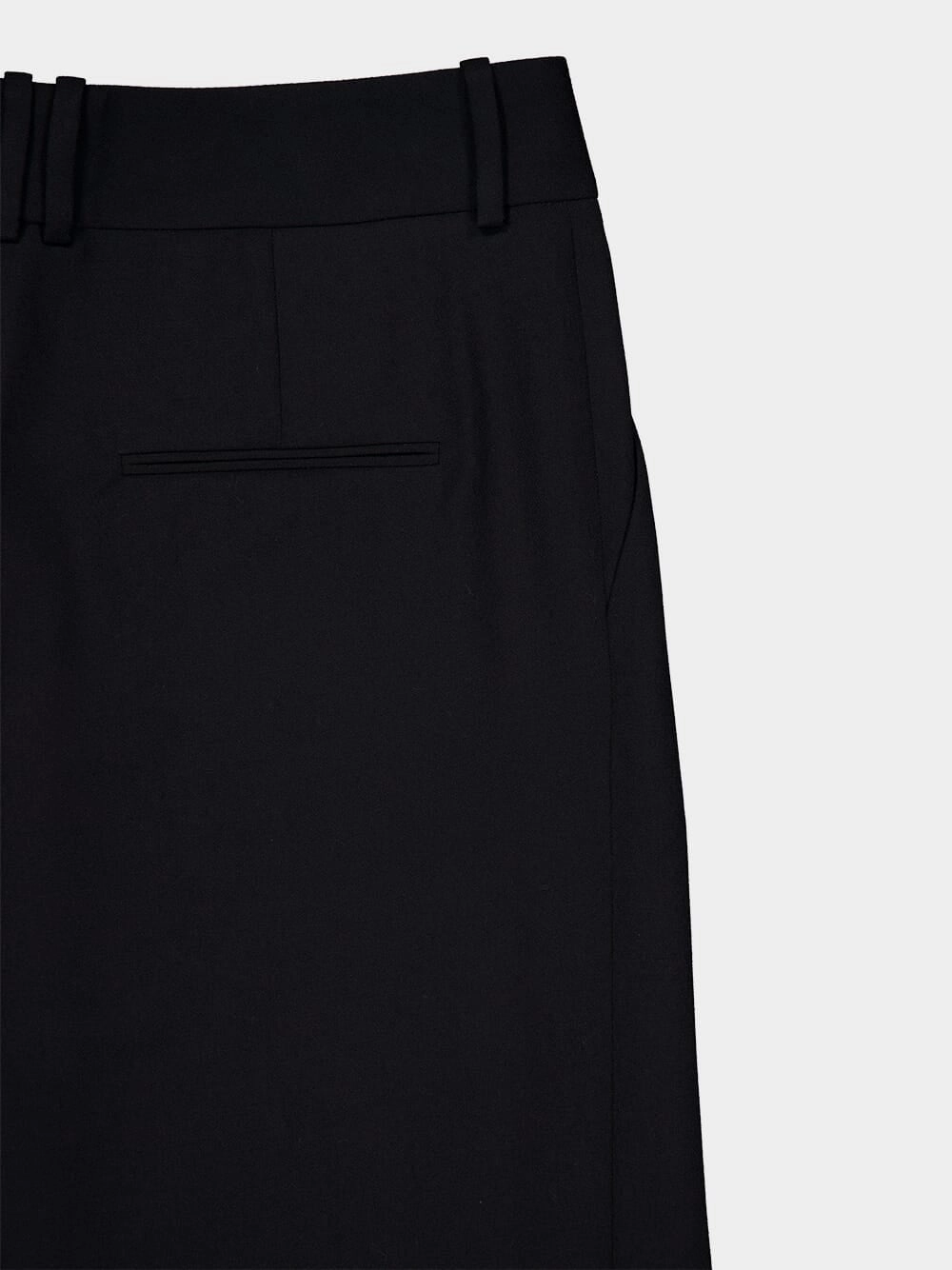 Wide-Leg Wool Trousers