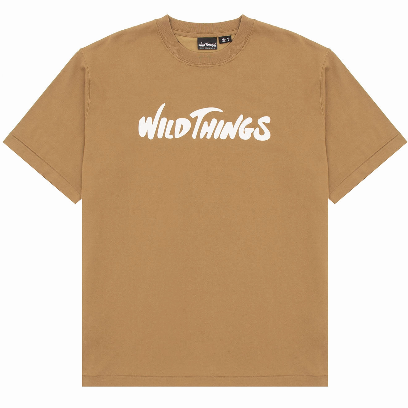 Wild Things Logo Tee Khaki henley shirts online