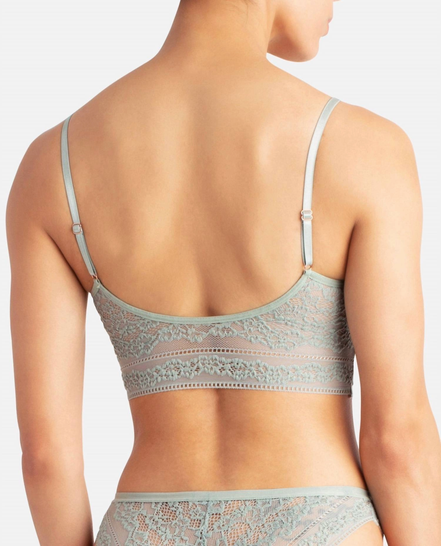 Women's 2-Pack Lace Longline Bralette In Prickly Pear And Black