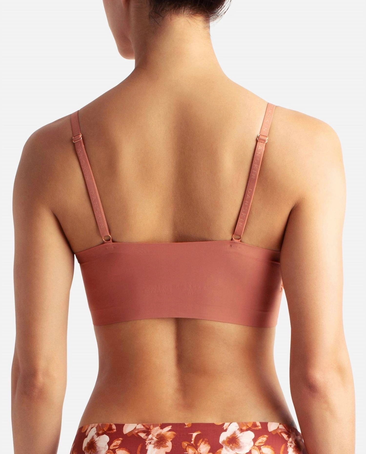 Women's 2-Pack Laser Lounge Hidden Cup Molded Bra In Copper Glaze Multicolor