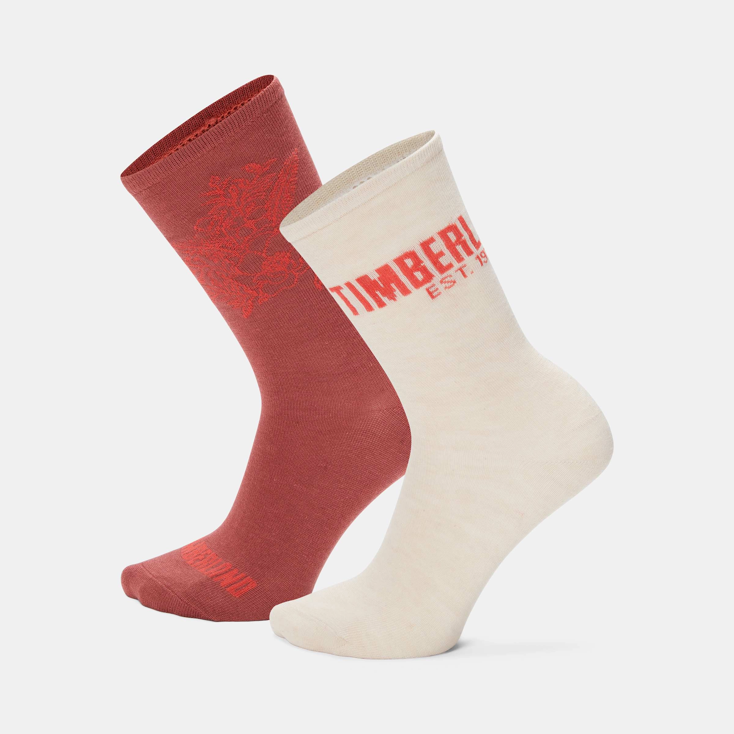 Women's 2-Pack Timberland Floral Crew Sock