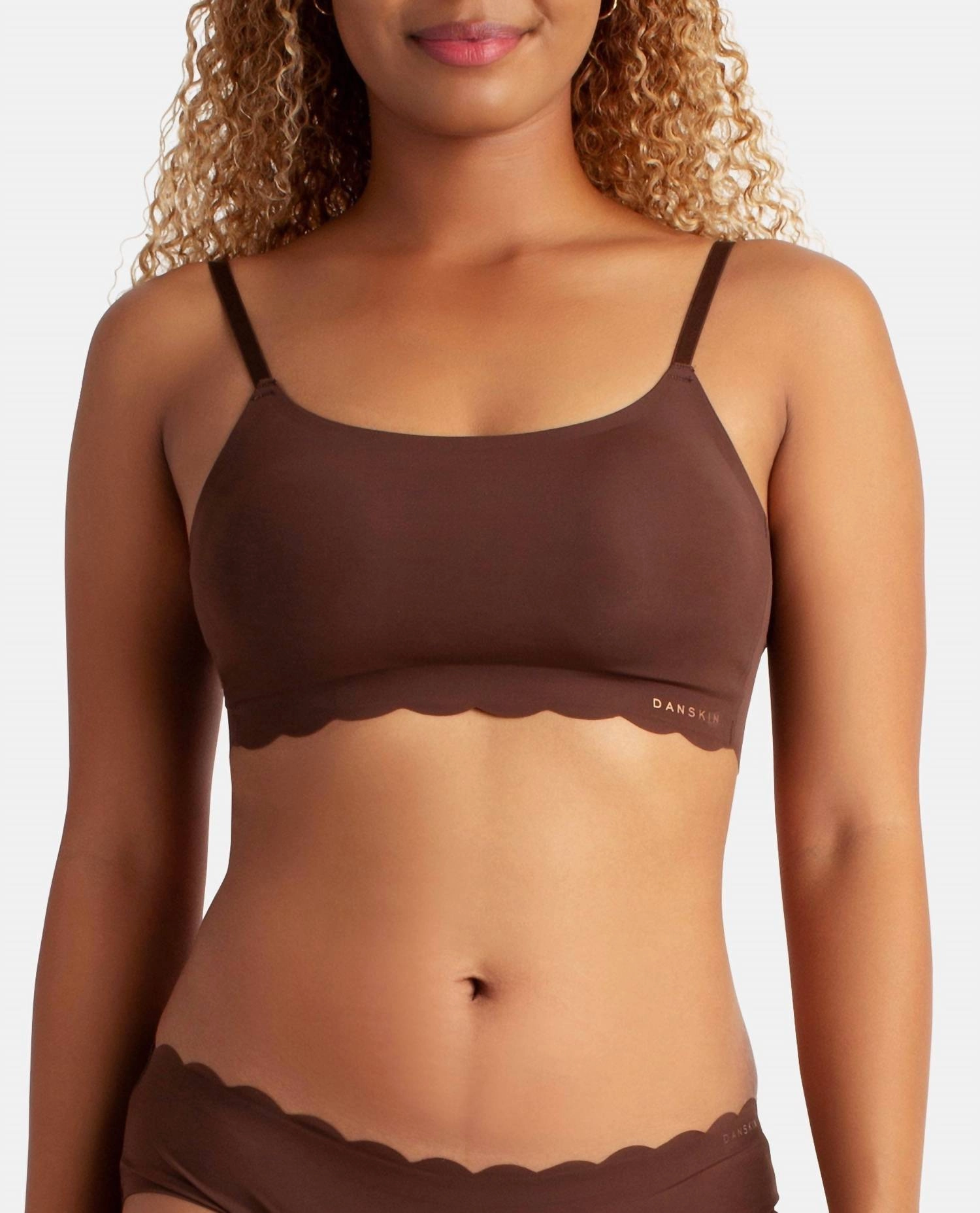 Women's 3-Pack Laser Pullover Bra With Scallop Edge In Geode Marble Multicolor
