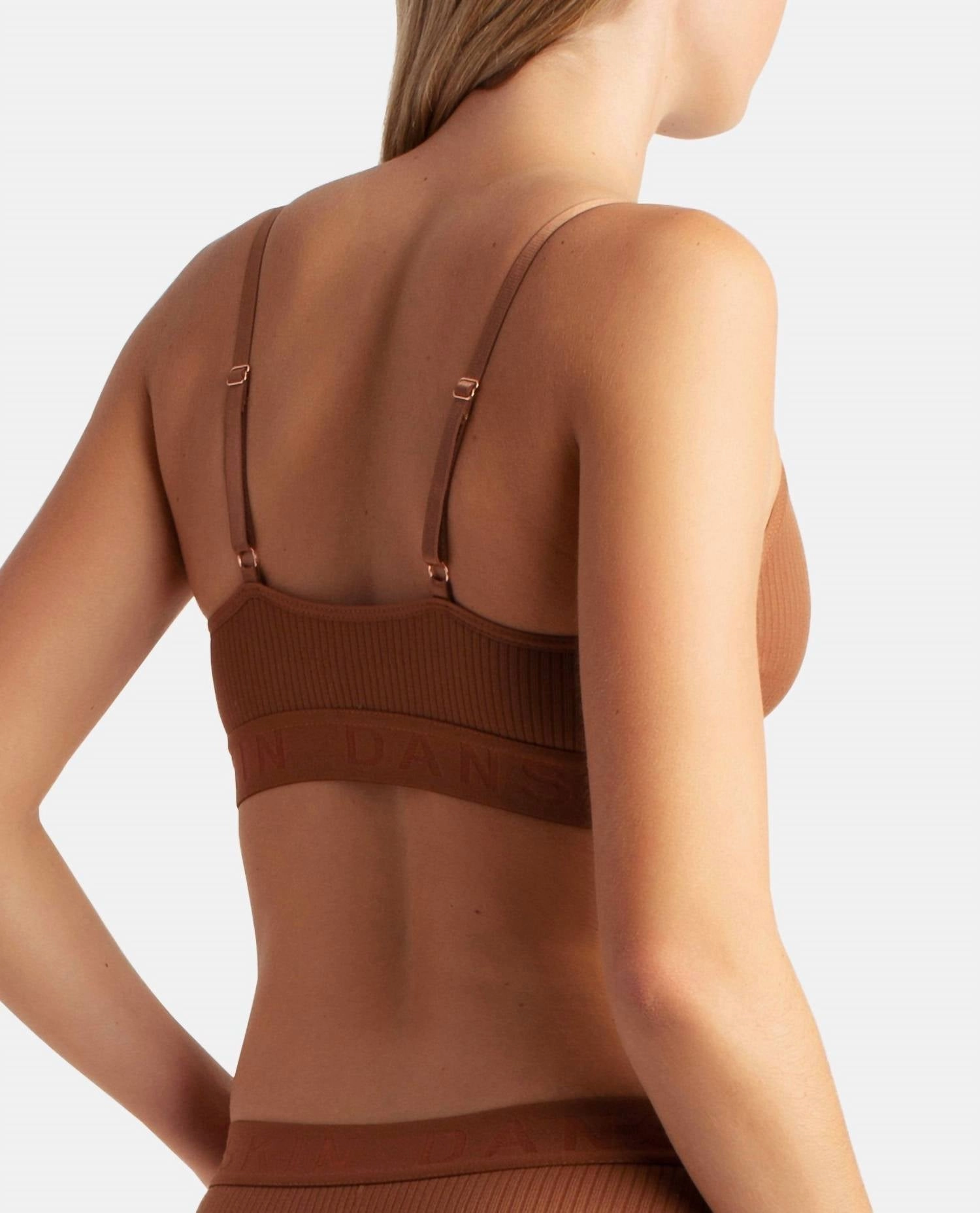 Women's 3-Pack Ribbed Seamless Bralette In Sienna Amber Multicolor