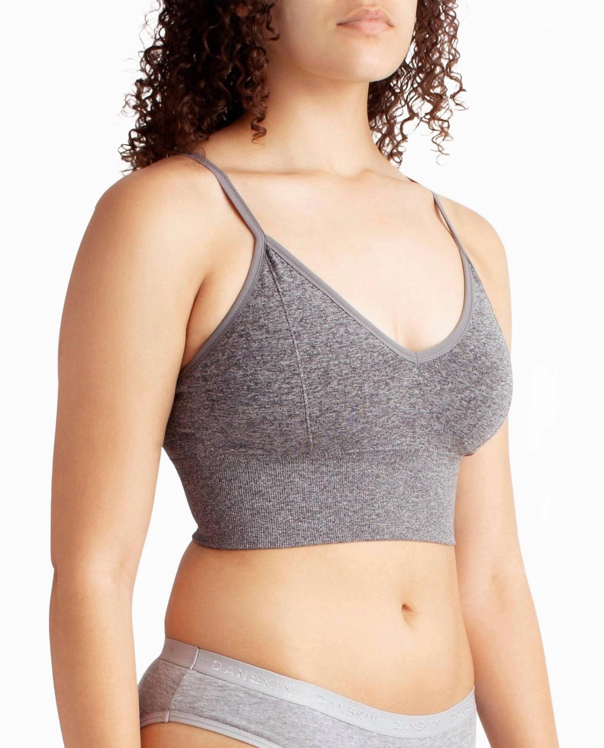 Women's 3-Pack Seamless Sweetheart Bralette In Heather Grey Multicolor