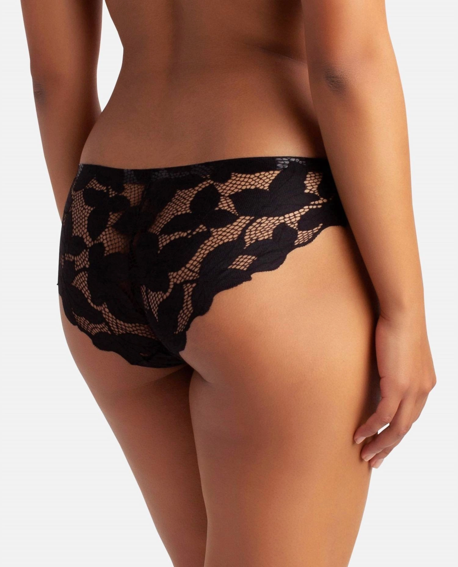 Women's 5-Pack Bonded Microfiber Hipster Underwear With Lace Back In Eclipse Multi