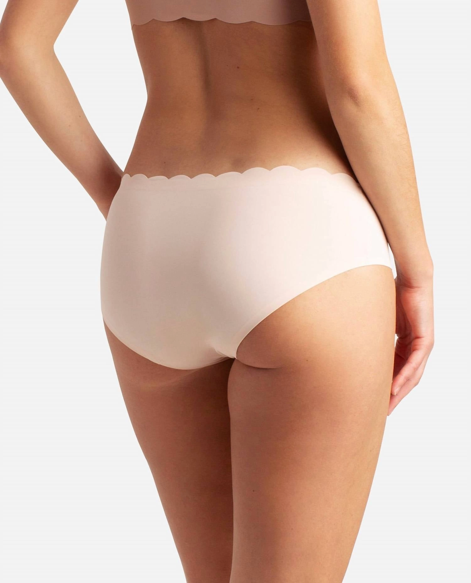 Women's 5-Pack Bonded Scallop Hipster Underwear In Copper Glaze Multicolor