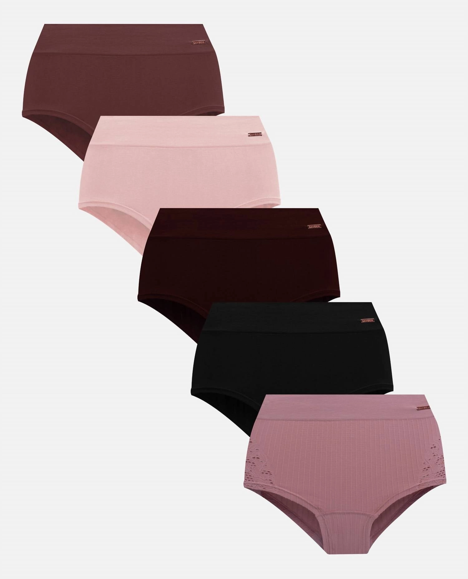 Women's 5-Pack Crochet Seamless Hipster Underwear In Desert Multicolor