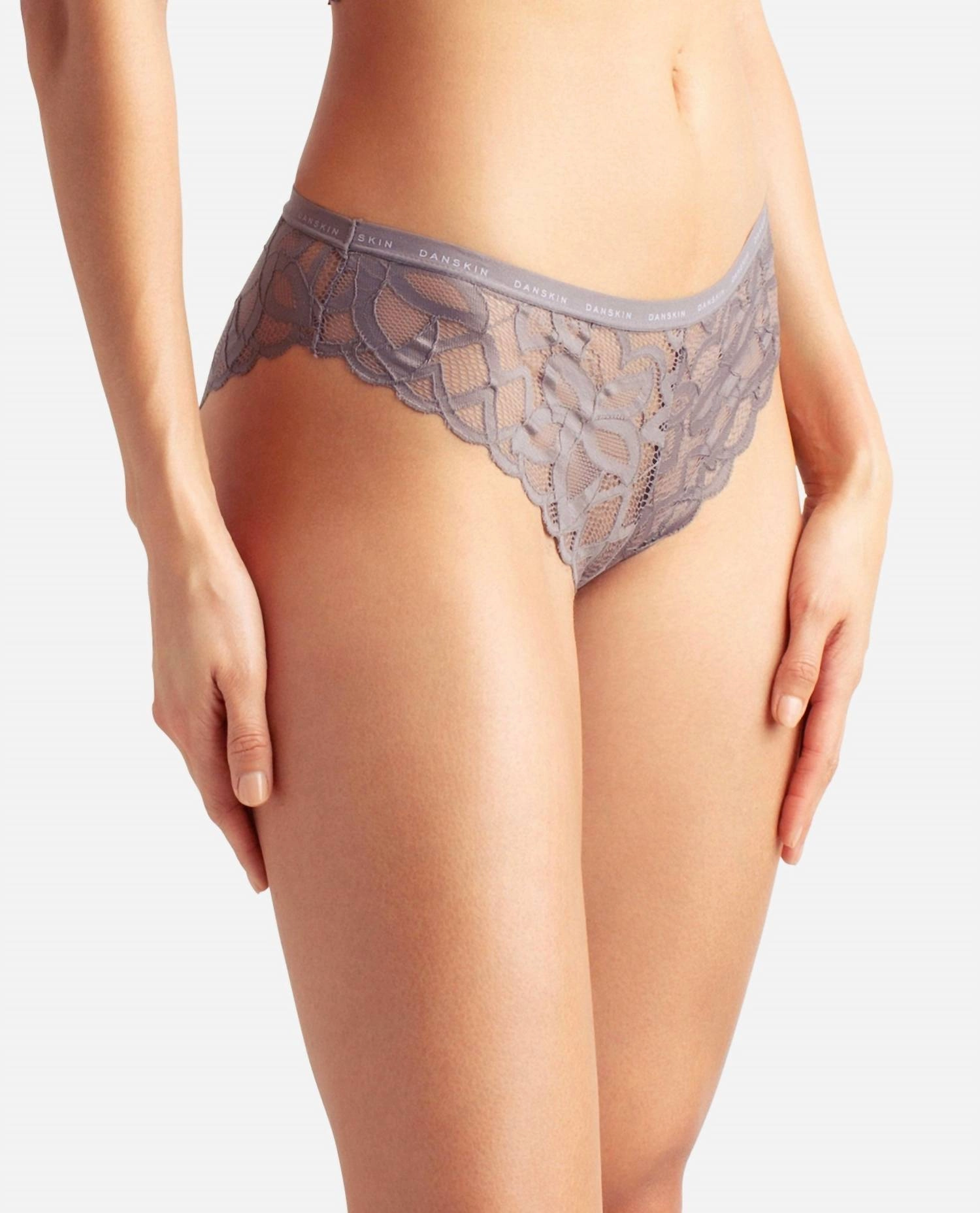 Women's 5-Pack Lace Tanga Underwear In Night Mauve And Washed Silk Multi