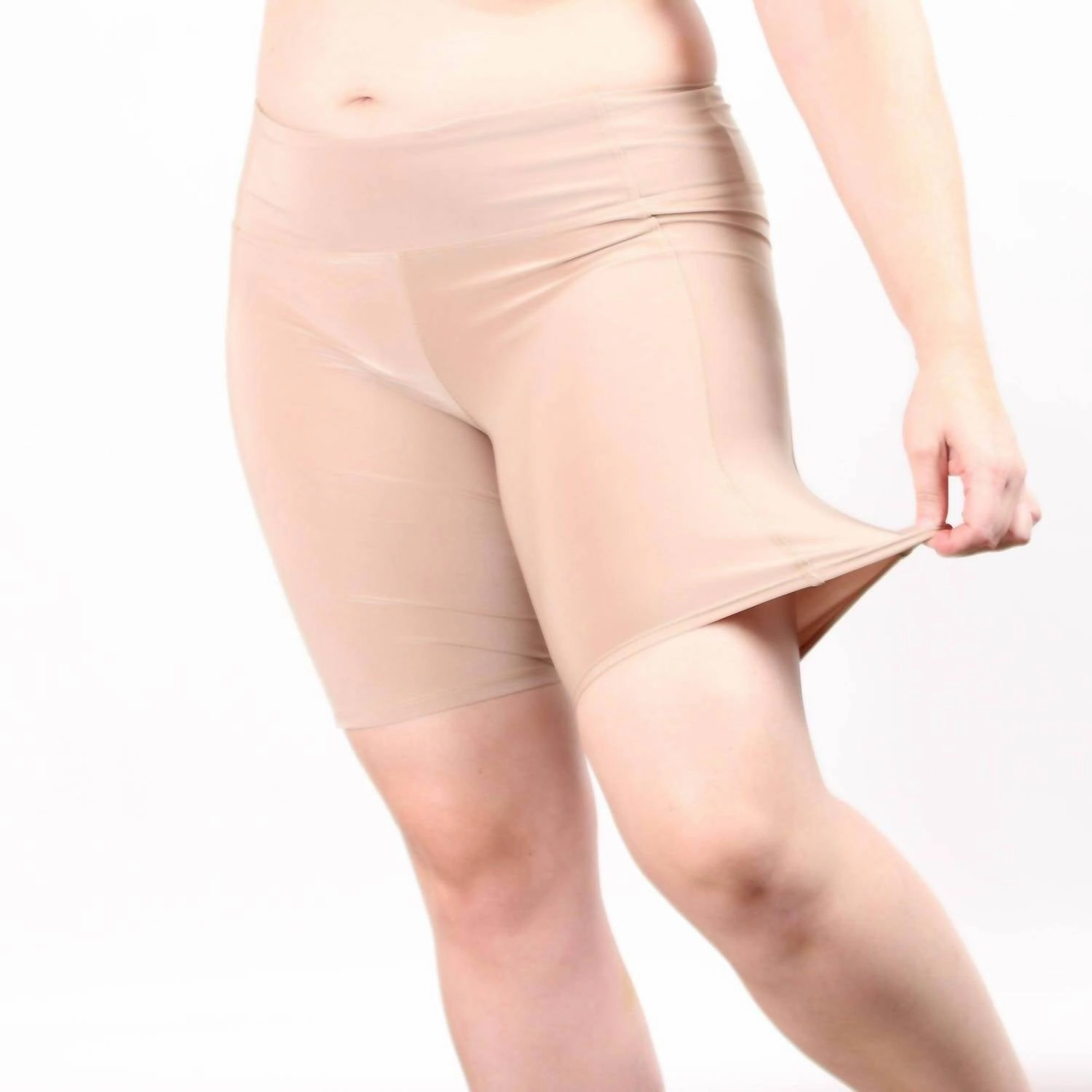 Women's Boxer Brief With Waist Pocket In Beige