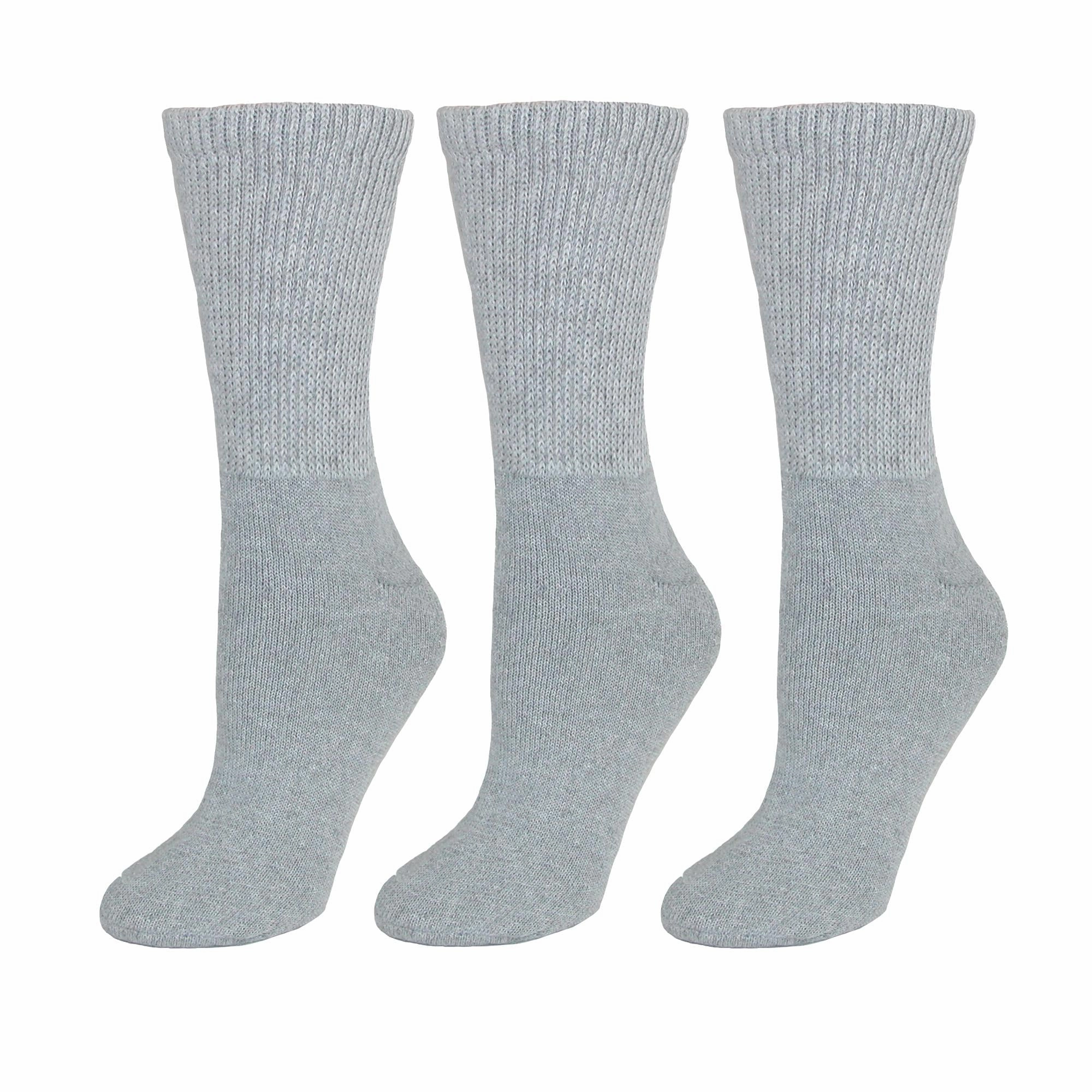 Women's Diabetic Crew Socks (3 Pair Pack)