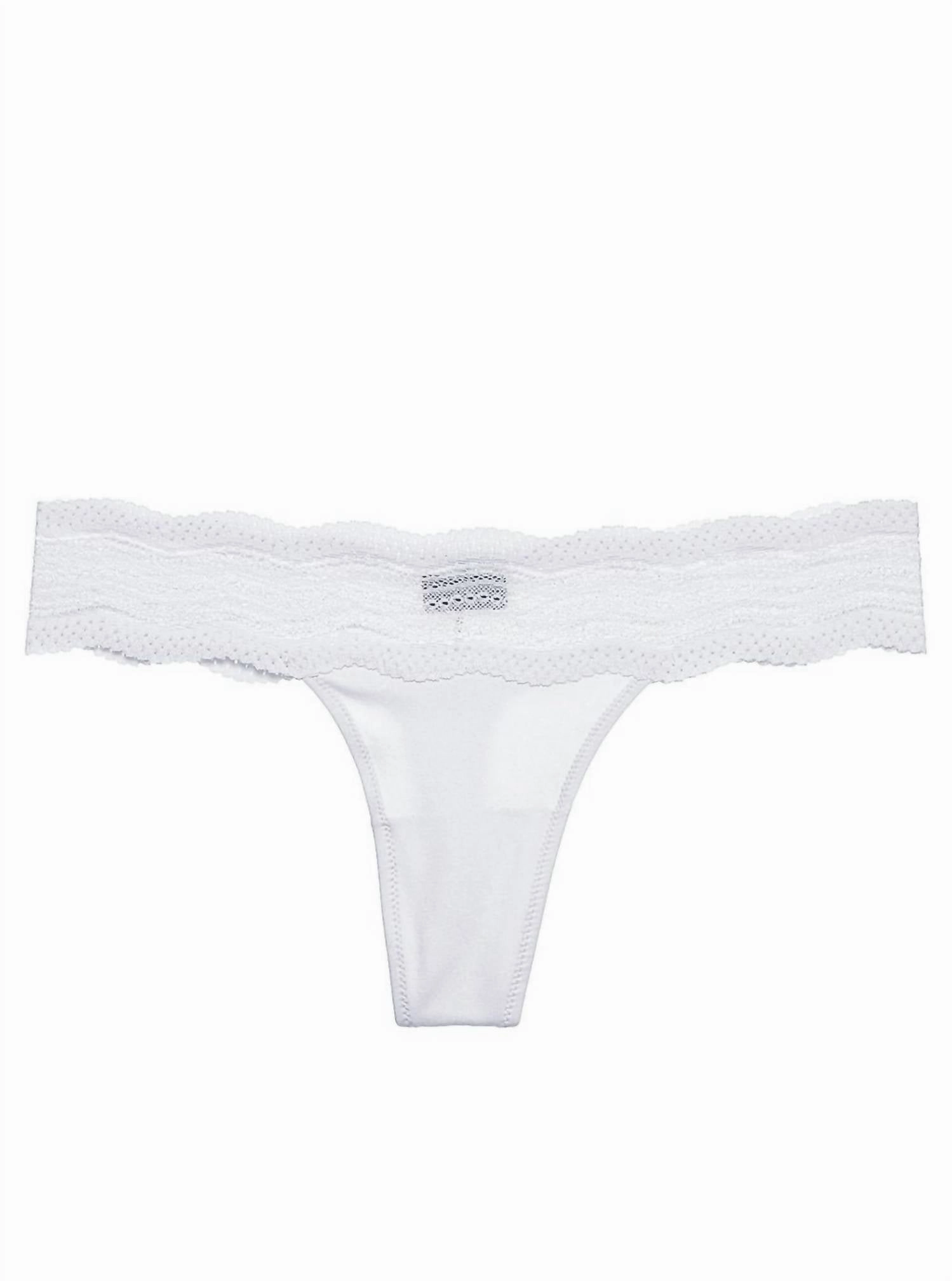 Women's Dolce Thong Panty In White